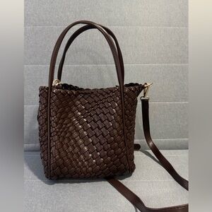 Woven crossbody bag
